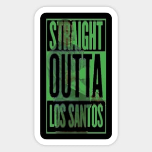 Straight Outta Los Santos - Franklin Sticker